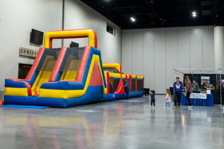 Bouncy house at the 2024 Best of Alaska Showcase